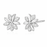 Silver Bloom Whisper Studs